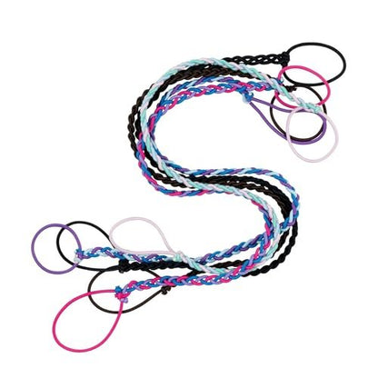 Rip Tie Regular Tangle-Free Hair Tie for Women – Nylon Hair Elastic, Multicolor 5-Pack for Medium-Thick Hair Avelisse