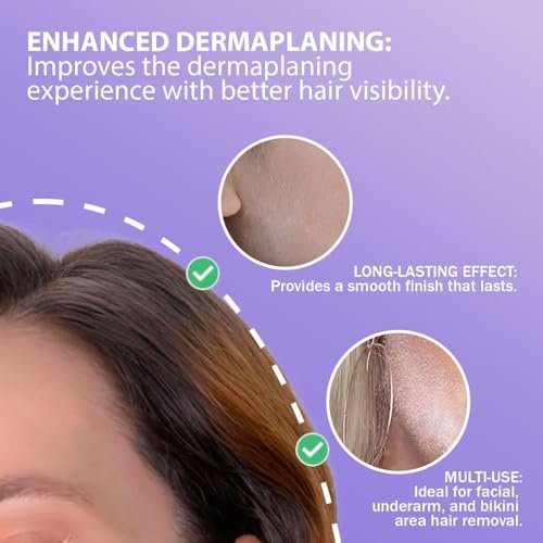 PANSLY Hair Identifying Spray Kit - 100mL Hair Identifier + 30mL After Shave Serum for Face Shaving, Dermaplaning, Skin Care for Women and Men Avelisse