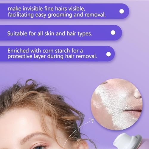 PANSLY Hair Identifying Spray Kit - 100mL Hair Identifier + 30mL After Shave Serum for Face Shaving, Dermaplaning, Skin Care for Women and Men Avelisse