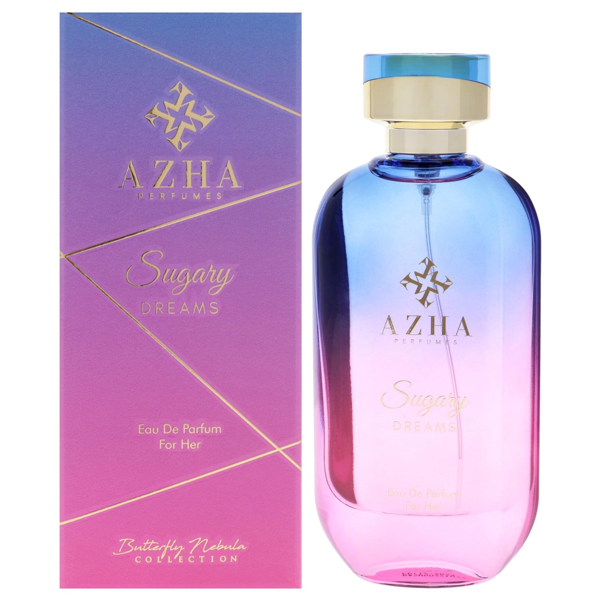 Butterfly Nebula Collection - Sugary Dreams Eau de Parfum by Azha for Women - 3.3 oz EDP Spray - görsel 1
