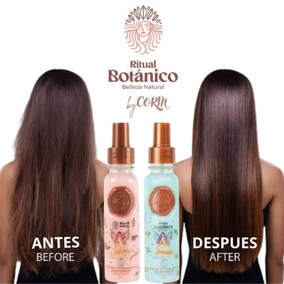 Ritual Botanico Hair Perfume DUO: Thermal Protectant, Detangling & Frizz Control Leave-In Conditioner Spray with Pheromones, UV Protection – Seduction & Temptation Scent, 4.06 Fl Oz (Pack of 2) Avelisse