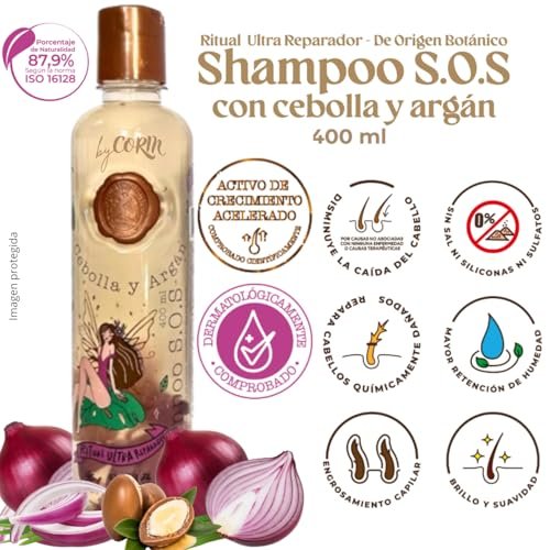 Ritual Botanico Accelerated Growth & Ultra Repair S.O.S Kit: Onion Shampoo, Hair Mask, Intensive PLEX Conditioner, DUO Heat Protectant + Gift Box + Trendy Gift Avelisse