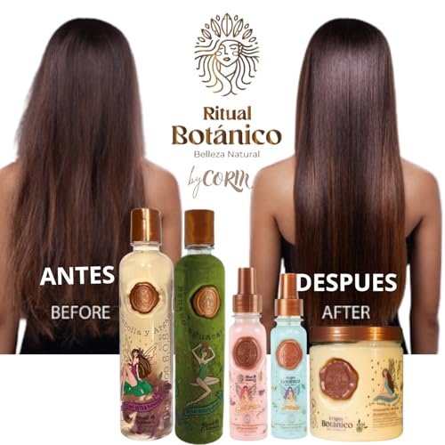 Ritual Botanico Accelerated Growth & Ultra Repair S.O.S Kit: Onion Shampoo, Hair Mask, Intensive PLEX Conditioner, DUO Heat Protectant + Gift Box + Trendy Gift Avelisse