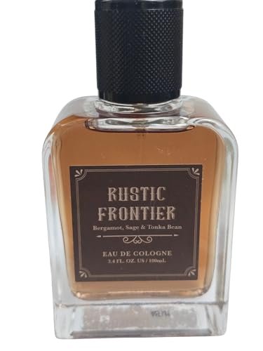 Rustic Frontier Eau de Parfum for Men – 3.4 FL OZ (100 ml) | Long-Lasting Masculine Cologne with Bergamot, Sage & Tonka Bean | Bold, Fresh & Woody Fragrance - görsel 1