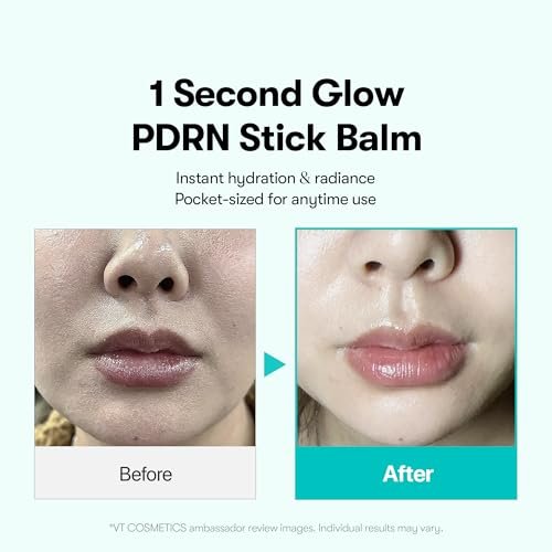 VT COSMETICS PDRN Essence Stick Balm - Multi Wrinkle Eye & Neck Treatment, Glow Makeup Base, Plumping Fine Lines, 0.33 oz Avelisse