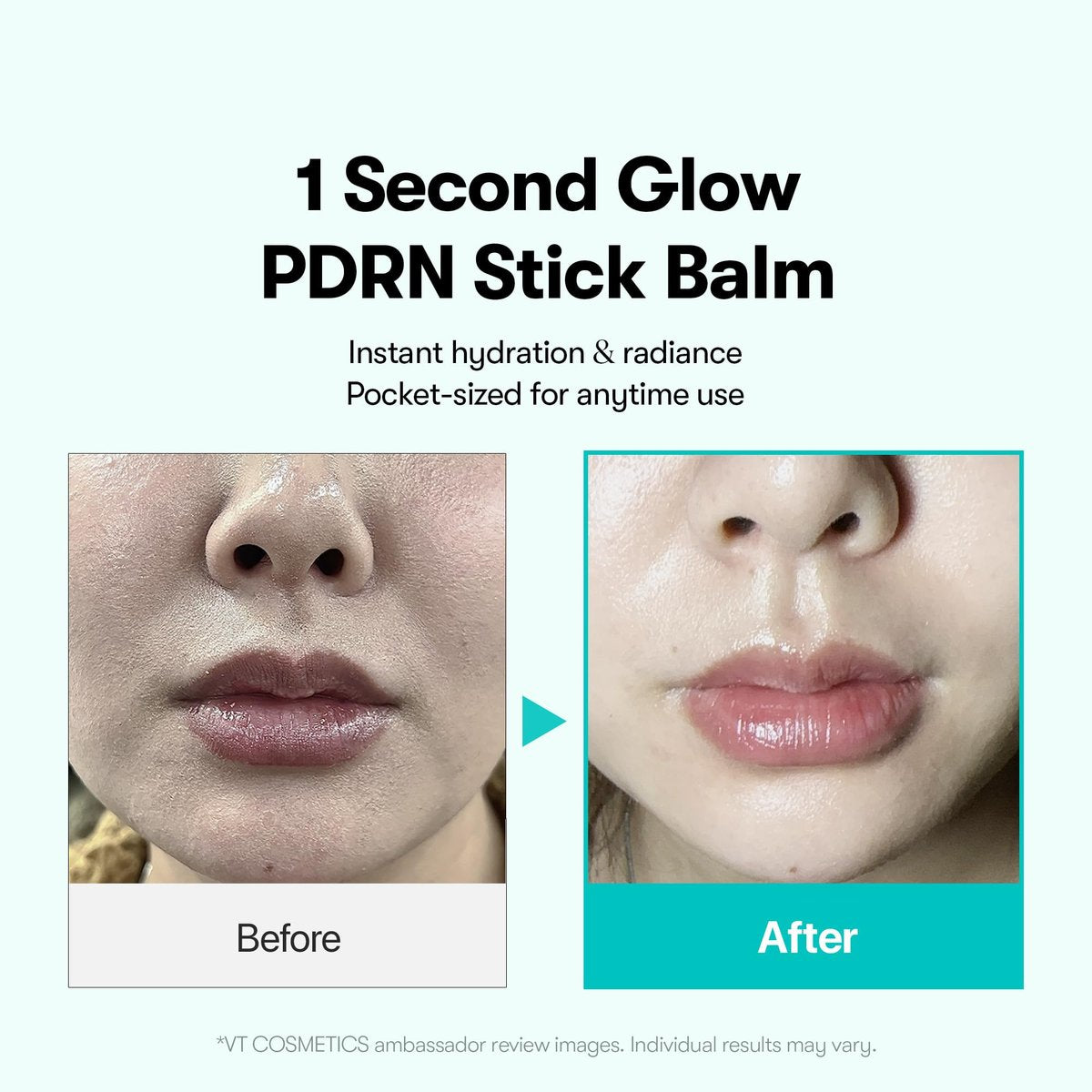 VT COSMETICS PDRN Essence Stick Balm - Multi Wrinkle Eye & Neck Treatment, Glow Makeup Base, Plumping Fine Lines, 0.33 oz Avelisse