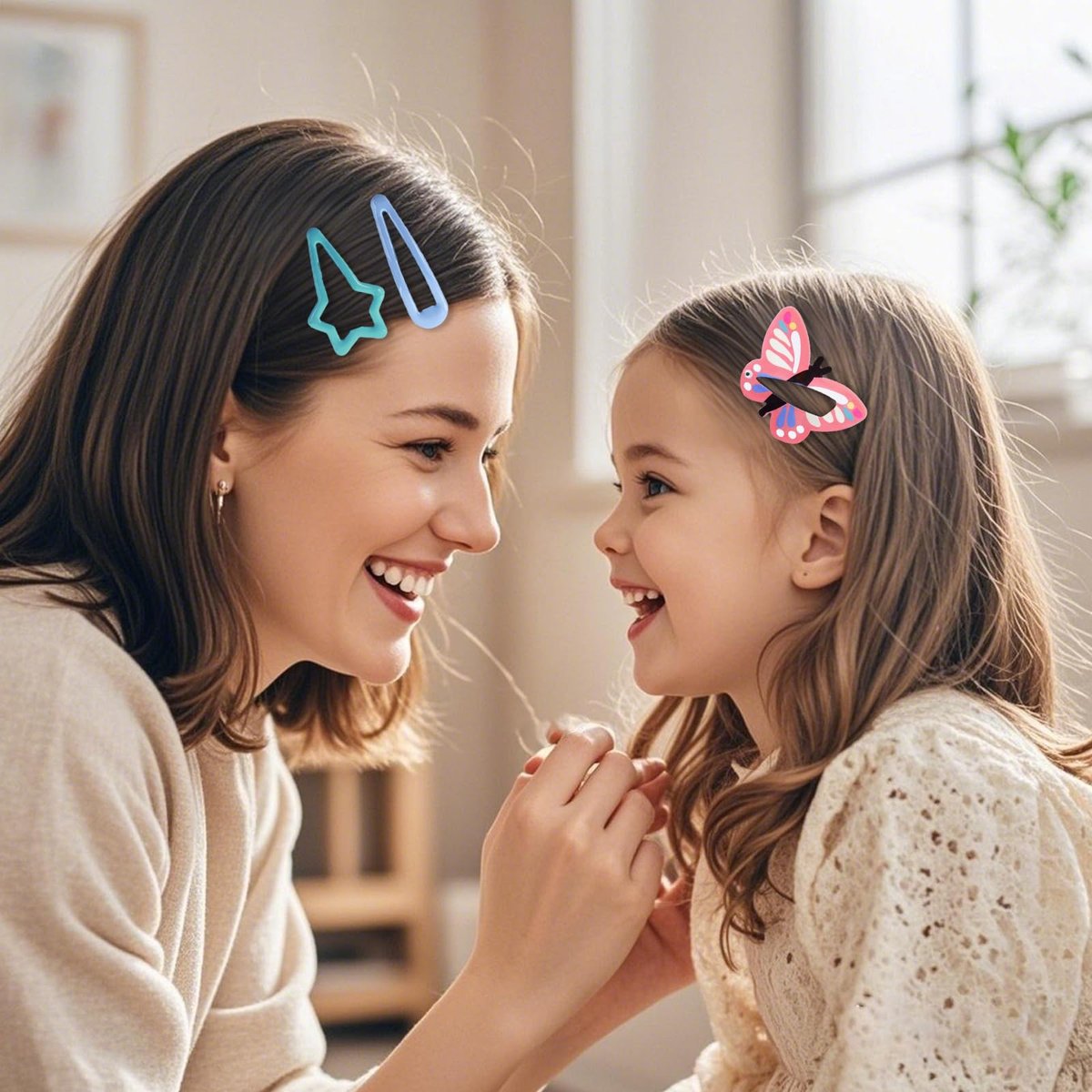 32pcs Colorful Metal Fruit & Animal Hair Clips for Girls Women Teens Kids - No Slip Barrettes for Birthday Party - görsel 9