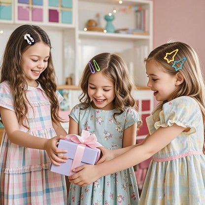 32pcs Colorful Metal Fruit & Animal Hair Clips for Girls Women Teens Kids - No Slip Barrettes for Birthday Party