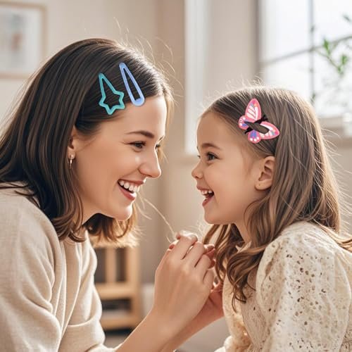 32pcs Colorful Metal Fruit & Animal Hair Clips for Girls Women Teens Kids - No Slip Barrettes for Birthday Party - görsel 10