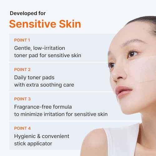 DearKlairs Freshly Juiced Vitamin C Toner Pads - Hydrating & Exfoliating Korean Skincare for Sensitive Skin, 80 Pads Avelisse