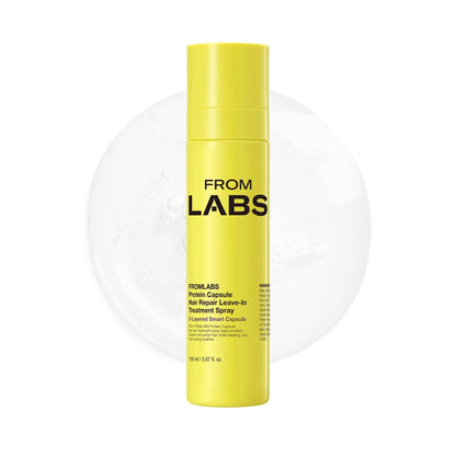FROMLABS Protein Capsule Leave-In Treatment Spray – Lightweight Hydrating Mist for Heat Protection (Up to 428°F), Frizz Control & Split End Repair, Color-Safe, Fine-Hair Friendly, 5.07 fl oz