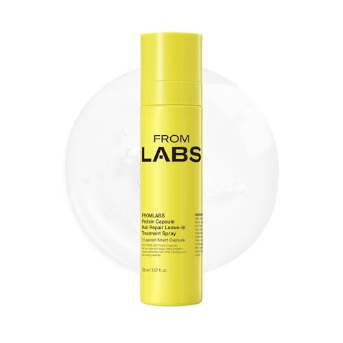 FROMLABS Protein Capsule Leave-In Treatment Spray – Lightweight Hydrating Mist for Heat Protection (Up to 428°F), Frizz Control & Split End Repair, Color-Safe, Fine-Hair Friendly, 5.07 fl oz - görsel 2