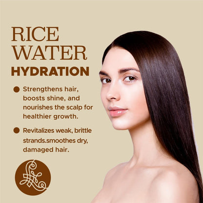 Luseta Rice Water Conditioner - Strengthening & Nourishing, Revitalizes Shine, Hydrating & Frizz Control for All Hair Types, 16.9 oz Avelisse