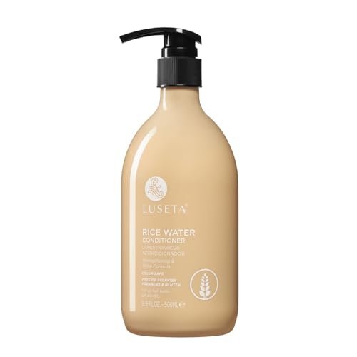 Luseta Rice Water Conditioner - Strengthening & Nourishing, Revitalizes Shine, Hydrating & Frizz Control for All Hair Types, 16.9 oz Avelisse