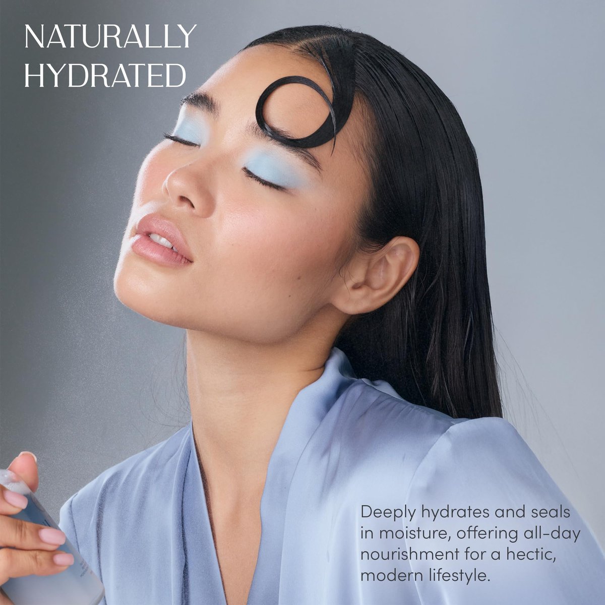 NUNA Ultra Hydrating Face Serum Spray with Peptides, Niacinamide, Hyaluronic Acid & Botanical Extracts – Korean Lightweight Moisture Boost Facial Mist & Setting Spray for Makeup – 3.38 fl oz Avelisse
