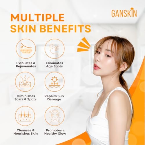 Ganskin Turmeric Face Cream – All Natural Skin Brightening Lotion & Whipped Body Butter for Dark Spots, Hyperpigmentation, Acne, Scars, Sun Damage (4 oz) - görsel 6