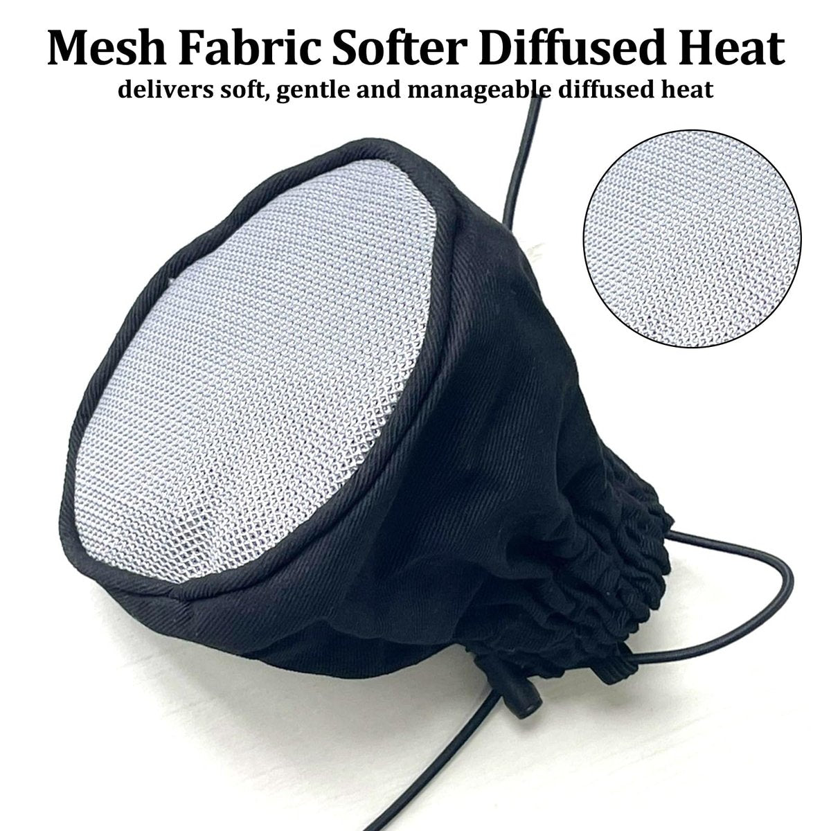 Foldable Travel Hair Diffuser Sock for Curly & Wavy Hair – Universal Fit for Most Standard Hair Dryers (Silver) - görsel 7