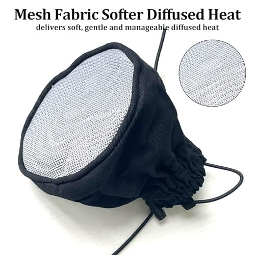 Foldable Travel Hair Diffuser Sock for Curly & Wavy Hair – Universal Fit for Most Standard Hair Dryers (Silver) - görsel 8