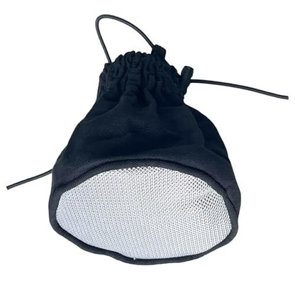 Foldable Travel Hair Diffuser Sock for Curly & Wavy Hair – Universal Fit for Most Standard Hair Dryers (Silver)