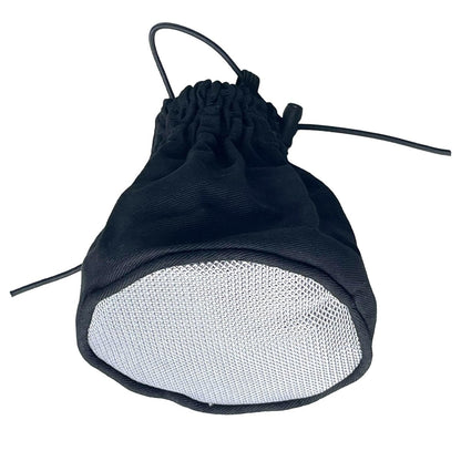 Foldable Travel Hair Diffuser Sock for Curly & Wavy Hair – Universal Fit for Most Standard Hair Dryers (Silver)
