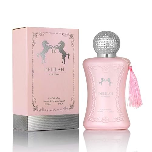 Delilah for Women Eau de Parfum - Floral Fruity Fragrance with Rose, Peony & Lychee - 100ml (3.4 Fl Oz) - URBAN COLLECTION Avelisse
