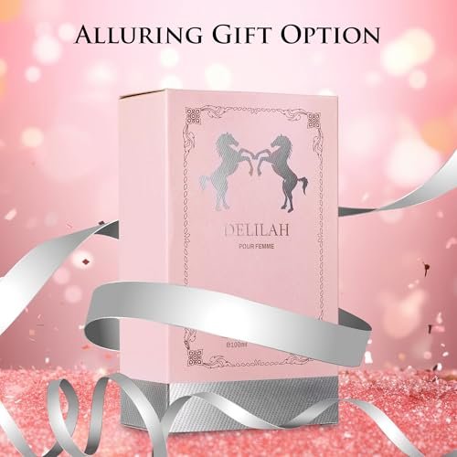 Delilah for Women Eau de Parfum - Floral Fruity Fragrance with Rose, Peony & Lychee - 100ml (3.4 Fl Oz) - URBAN COLLECTION Avelisse