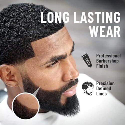 WOZUTUNT Enhancement Color Hair Enhancer For Beard & Lineup - Hairline Filler Spray Enhancements Barber Spray - Barber Beard Liner For Thicker & Fuller Hairstyling Men's Grooming Products Avelisse