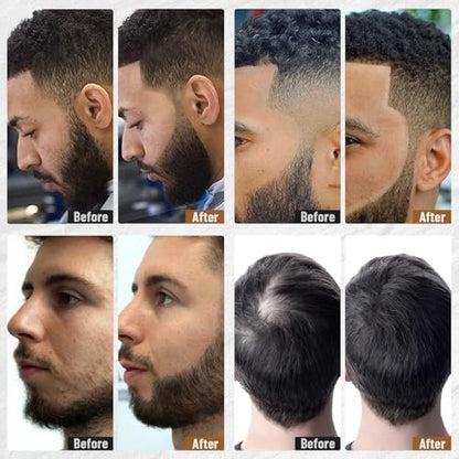 WOZUTUNT Enhancement Color Hair Enhancer For Beard & Lineup - Hairline Filler Spray Enhancements Barber Spray - Barber Beard Liner For Thicker & Fuller Hairstyling Men's Grooming Products Avelisse