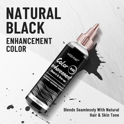 WOZUTUNT Enhancement Color Hair Enhancer For Beard & Lineup - Hairline Filler Spray Enhancements Barber Spray - Barber Beard Liner For Thicker & Fuller Hairstyling Men's Grooming Products Avelisse