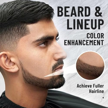 WOZUTUNT Enhancement Color Hair Enhancer For Beard & Lineup - Hairline Filler Spray Enhancements Barber Spray - Barber Beard Liner For Thicker & Fuller Hairstyling Men's Grooming Products Avelisse