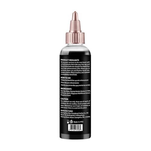 WOZUTUNT Enhancement Color Hair Enhancer For Beard & Lineup - Hairline Filler Spray Enhancements Barber Spray - Barber Beard Liner For Thicker & Fuller Hairstyling Men's Grooming Products Avelisse