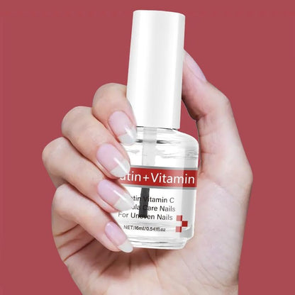 Keratin + Vitamins C Nail & Cuticle Oil - Strengthening and Moisturizing Care for Cracked Nails and Rigid Cuticles, Deep Hydration for Nail Growth Avelisse