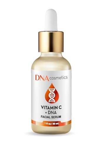 DNA Cosmetics Vitamin C Face Serum with PDRN DNA Repair Technology – Anti-Aging, Brightening, Collagen Boosting – 1 fl oz (30 mL)