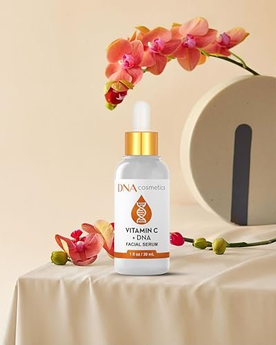 DNA Cosmetics Vitamin C Face Serum with PDRN DNA Repair Technology – Anti-Aging, Brightening, Collagen Boosting – 1 fl oz (30 mL) - görsel 10
