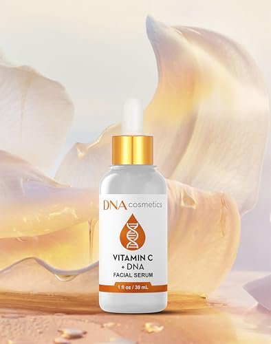 DNA Cosmetics Vitamin C Face Serum with PDRN DNA Repair Technology – Anti-Aging, Brightening, Collagen Boosting – 1 fl oz (30 mL) - görsel 12