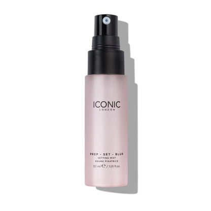 ICONIC LONDON Prep Set Blur Setting Spray - 1 Fl Oz - Vegan Makeup Fixing Spray with Radiant Glow Avelisse