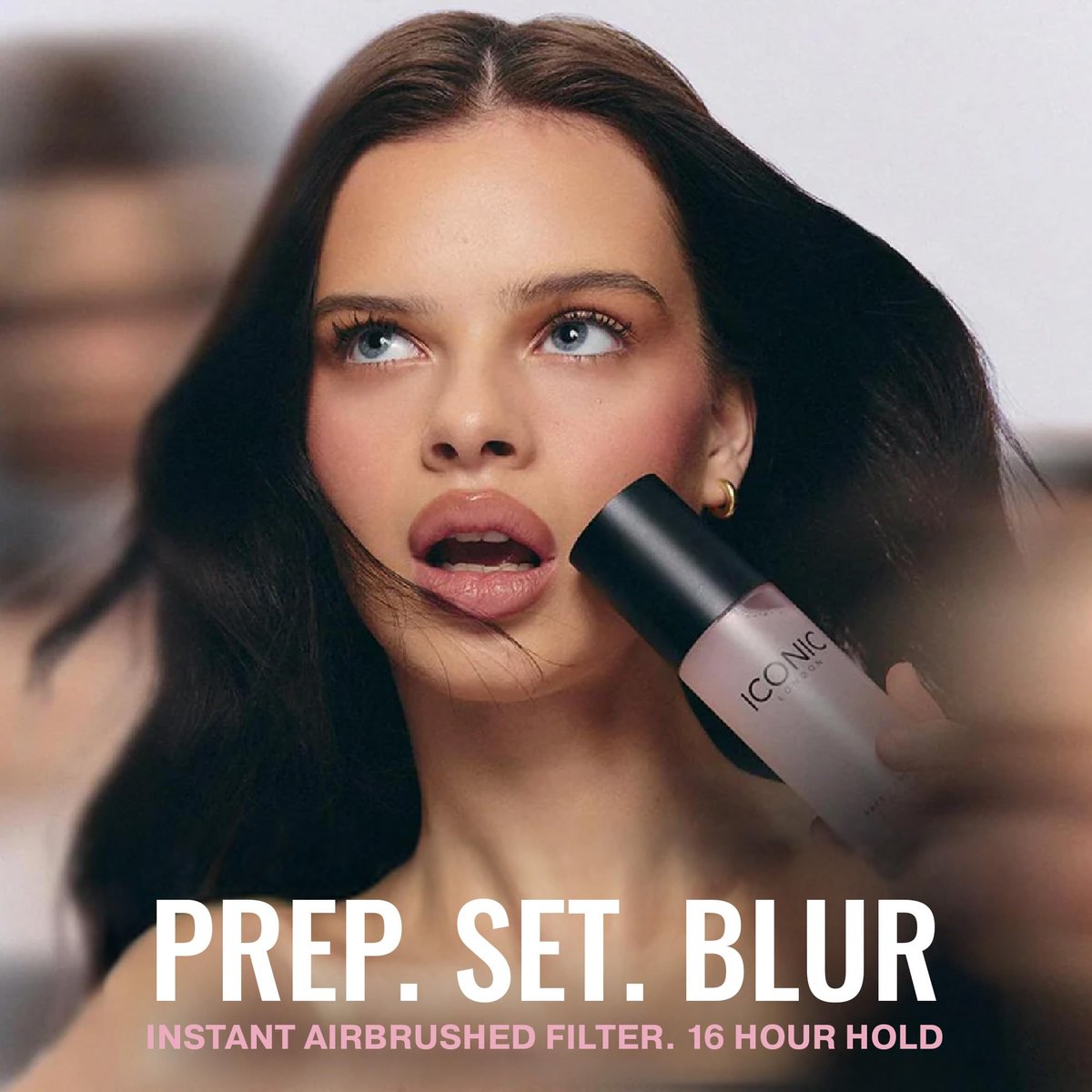 ICONIC LONDON Prep Set Blur Setting Spray - 1 Fl Oz - Vegan Makeup Fixing Spray with Radiant Glow Avelisse