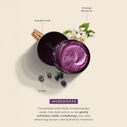 Nativa SPA by O Boticário Merlot Grape Body Scrub – Exfoliating Body Scrub for Smooth, Glowing Skin, 7.05 oz (200 g)