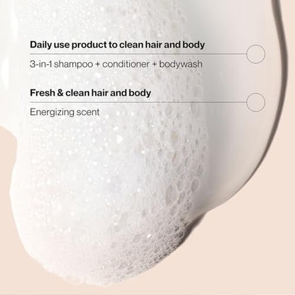 Suave Men's 3-in-1 Shampoo, Conditioner, & Body Wash, Travel-Size 6-Pack, Citrus Rush, 3 Oz Each Avelisse