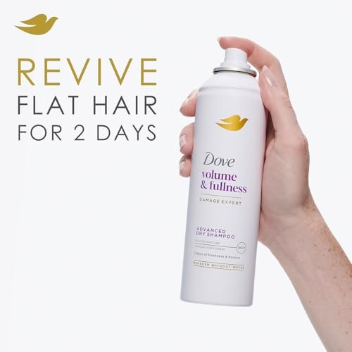 Dove Volume & Fullness Shampoo and Conditioner Set with Advanced Dry Shampoo – 3 Piece Hair Care Kit for Thin, Flat, Dry, Damaged Hair Avelisse