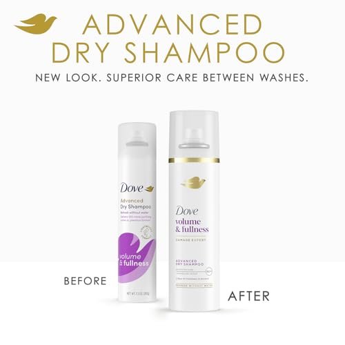 Dove Volume & Fullness Shampoo and Conditioner Set with Advanced Dry Shampoo – 3 Piece Hair Care Kit for Thin, Flat, Dry, Damaged Hair Avelisse
