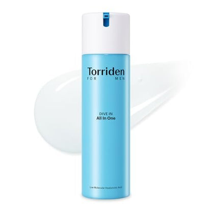 Torriden DIVE IN FOR MEN All In One 200ml - Hydrating & Sebum Care Face Moisturizer with Hyaluronic Acid, Panthenol, Allantoin Avelisse