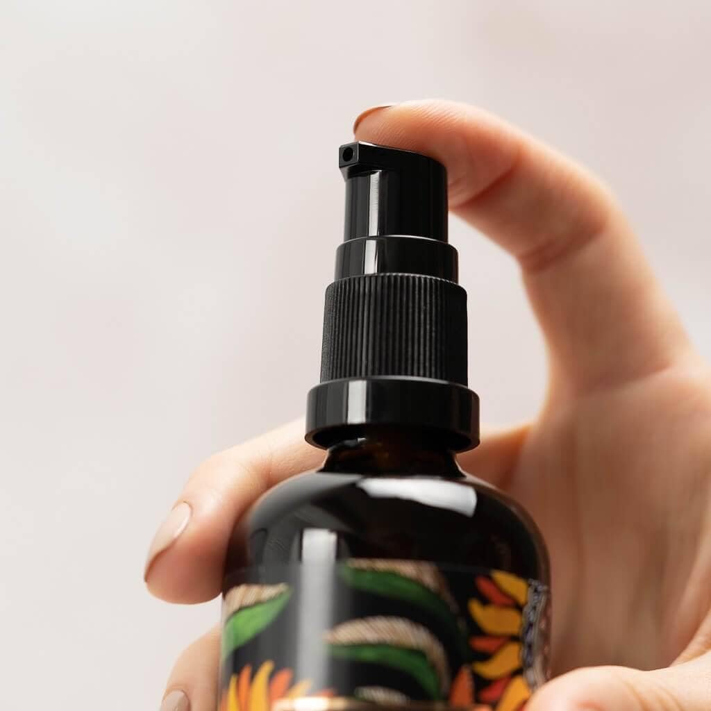 iYURA Balaayah Black Gram Body Booster – Natural Body Oil for Crepey, Mature Skin, Firms Sagging Skin on Arms & Legs, Long-Lasting Moisturization, 3.38 fl oz (100 ml) Avelisse