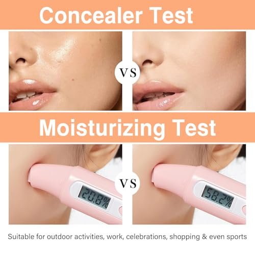 PERVALA 2Pcs Mushroom Head Air Cushion CC Cream - Natural Color, Long Lasting Oil Control BB Cream for All Skin Types, Moisturizing Foundation Face Makeup Set with Foundation Brush - görsel 8