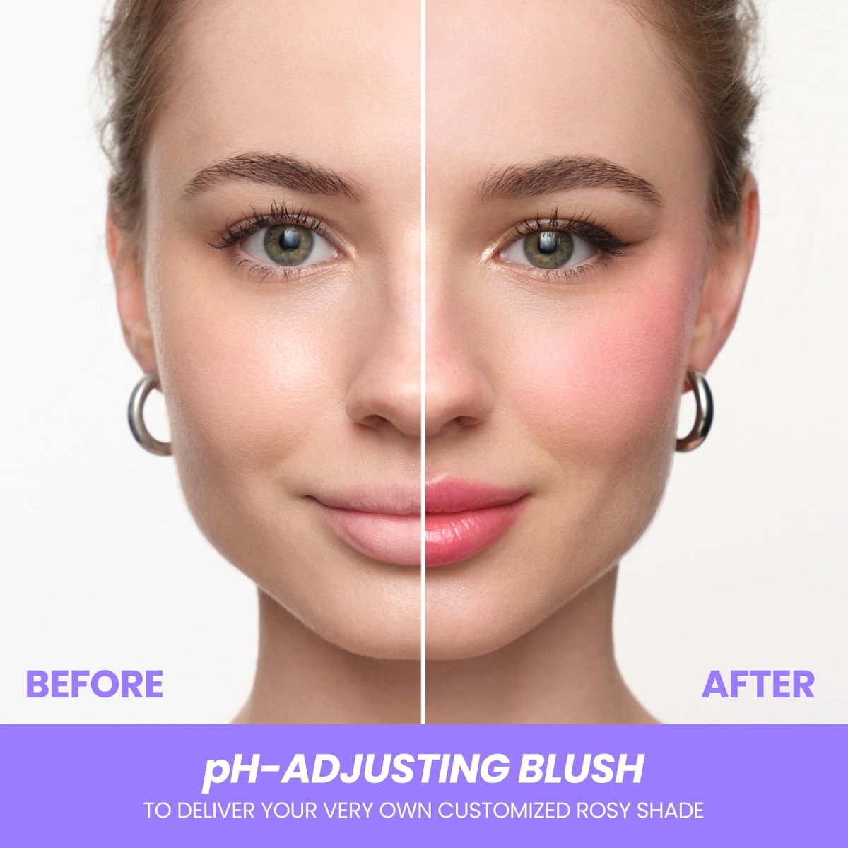 Wonderskin pHlush Stick - pH-Activated Cream Blush for Cheeks and Lips, Color-Adjusting Multi-Use Makeup Avelisse