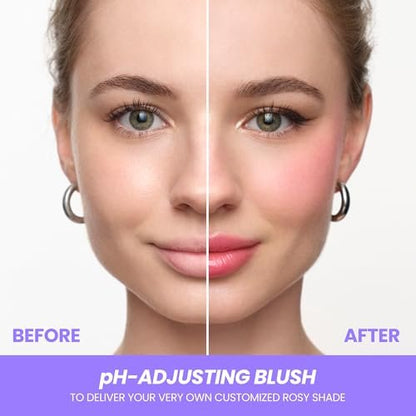 Wonderskin pHlush Stick - pH-Activated Cream Blush for Cheeks and Lips, Color-Adjusting Multi-Use Makeup Avelisse