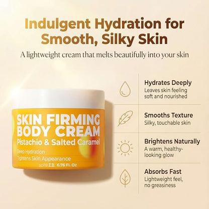 sohl-I.D. Skin Firming Body Cream - Hydrating Moisturizer with Brazil Nut Oil, Coconut Oil & Guaraná Extract | Improves Skin Firmness, Paraben-Free, Vegan - 6.76 fl oz Avelisse