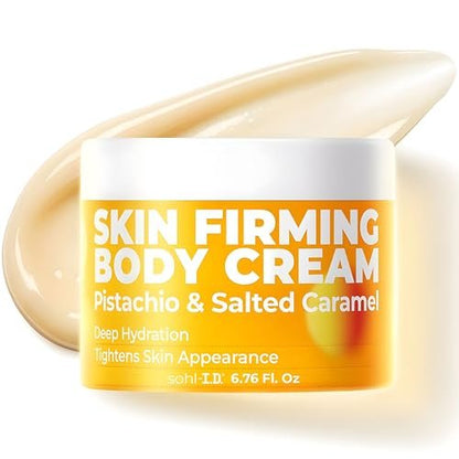 sohl-I.D. Skin Firming Body Cream - Hydrating Moisturizer with Brazil Nut Oil, Coconut Oil & Guaraná Extract | Improves Skin Firmness, Paraben-Free, Vegan - 6.76 fl oz Avelisse