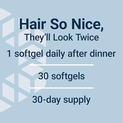 Life Extension Hair Growth for Men with ActriSave® Prickly Pear & Black Rice, VI-SPO® Saw Palmetto – Supports Hair Fullness & Density, Non-GMO, Gluten-Free, 30 Softgels Avelisse