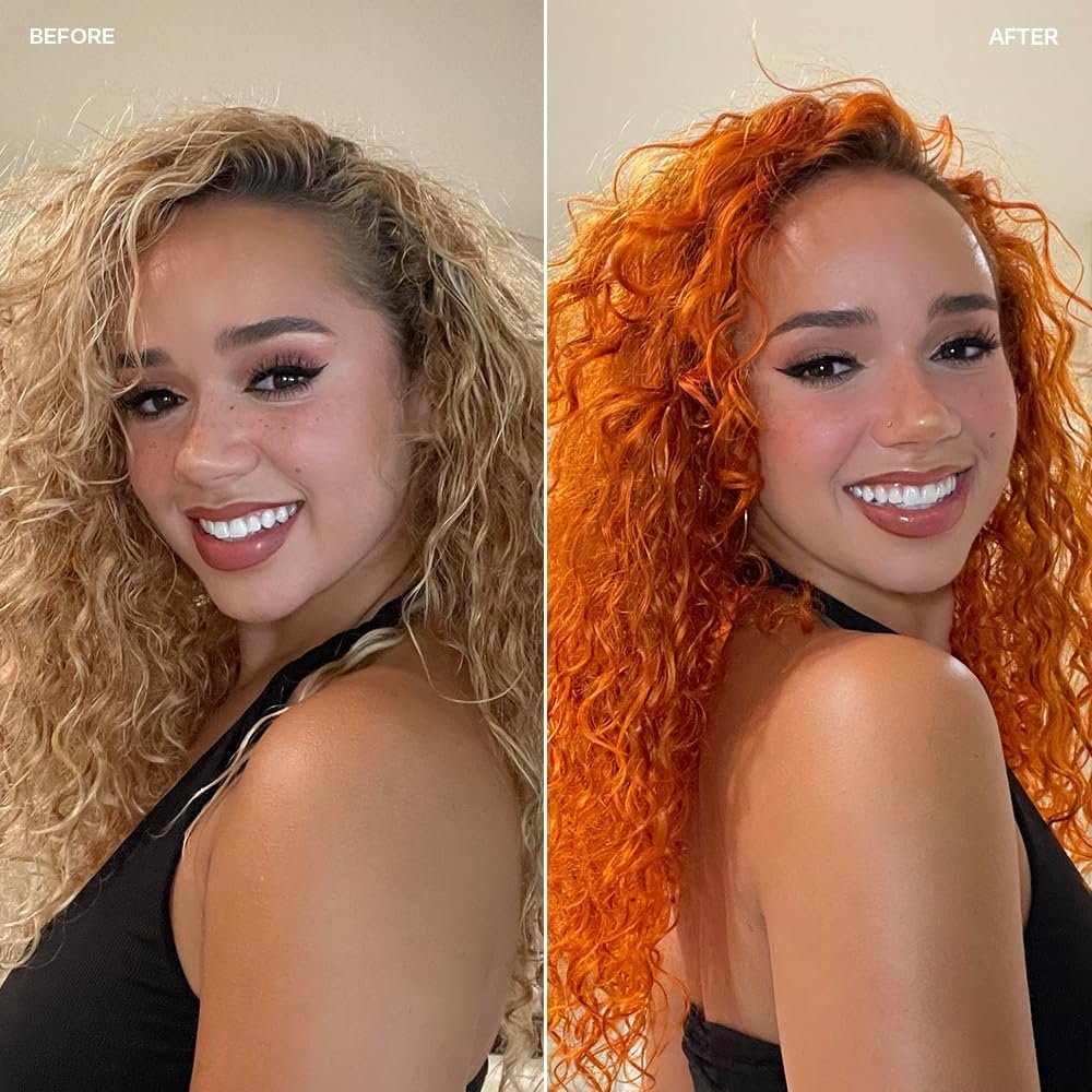 Overtone Daily Color Depositing Conditioner - Ginger Glow - Temporary Pigment with Shea, Coconut & Avocado Oils - Hydrating, Vegan & Cruelty-Free - All Hair Types - 4.5 oz Avelisse